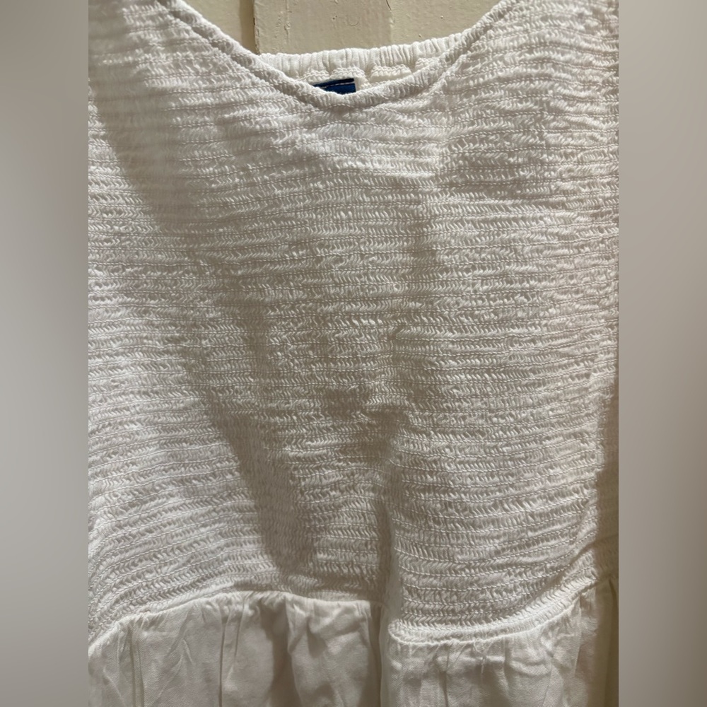 NWT Old Navy XXL White Embroidered-Strap Midi/Long Dress - Picture 7 of 8